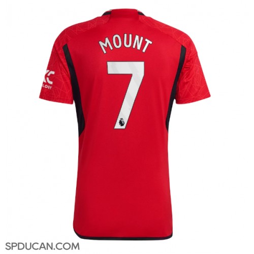 Muški Nogometni Dres Manchester United Mason Mount #7 Domaci 2023-24 Kratak Rukav